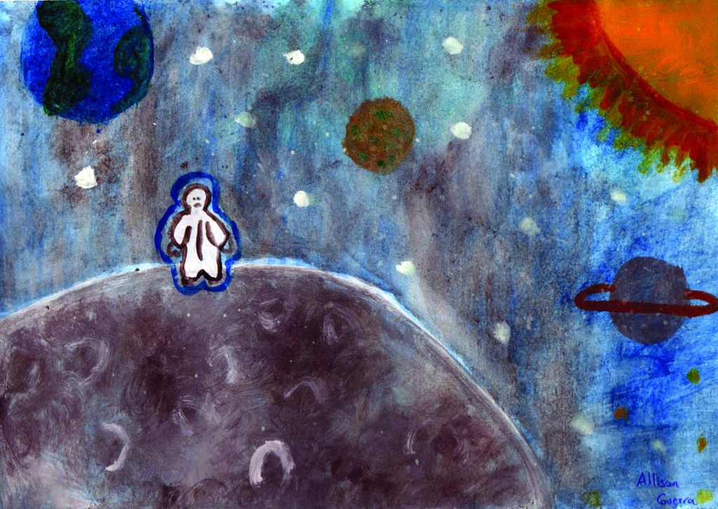 dessin d'enfant d'Allisson sur le Muz